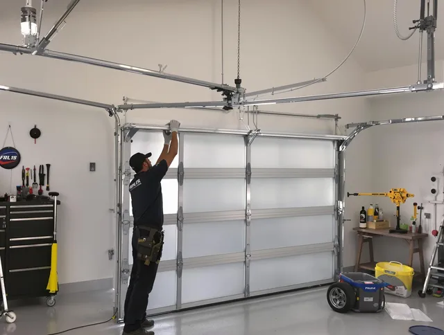 Cornelius Garage Door Repair certified team performing precision garage door installation in Cornelius