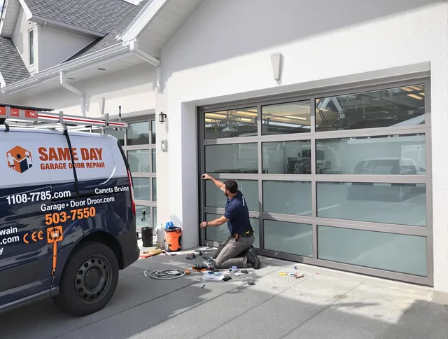Same-day garage door repair service by Cornelius Garage Door Repair in Cornelius
